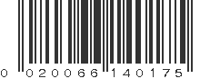 UPC 020066140175