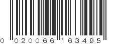 UPC 020066163495