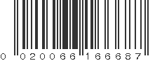 UPC 020066166687