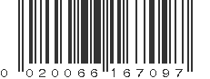 UPC 020066167097