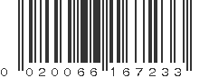 UPC 020066167233