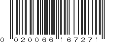 UPC 020066167271