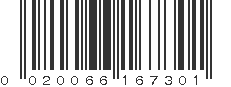 UPC 020066167301