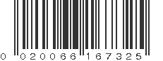 UPC 020066167325