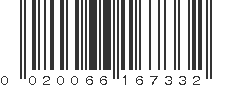 UPC 020066167332