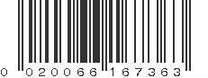 UPC 020066167363