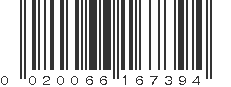 UPC 020066167394