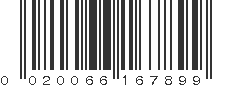 UPC 020066167899