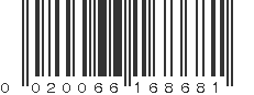 UPC 020066168681