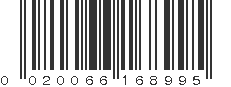 UPC 020066168995