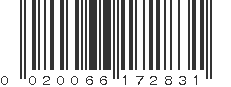 UPC 020066172831