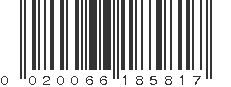 UPC 020066185817