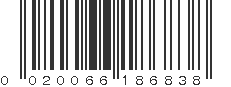 UPC 020066186838