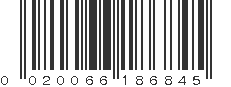 UPC 020066186845