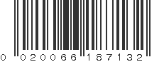 UPC 020066187132