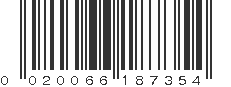 UPC 020066187354