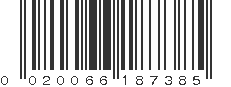 UPC 020066187385