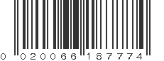 UPC 020066187774