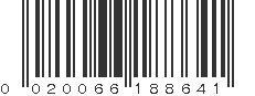 UPC 020066188641