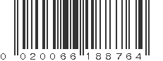 UPC 020066188764