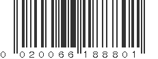 UPC 020066188801