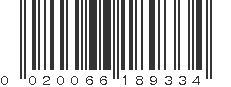 UPC 020066189334