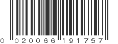 UPC 020066191757