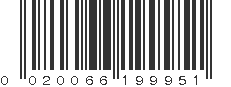 UPC 020066199951