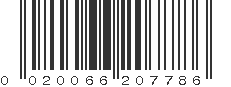 UPC 020066207786