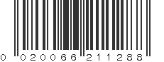 UPC 020066211288