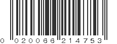 UPC 020066214753