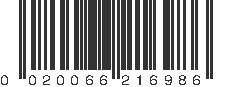 UPC 020066216986