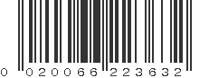 UPC 020066223632