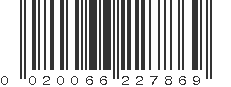 UPC 020066227869