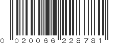 UPC 020066228781