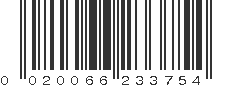 UPC 020066233754