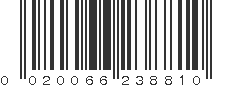 UPC 020066238810