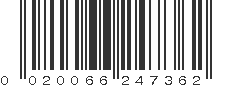 UPC 020066247362