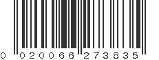 UPC 020066273835