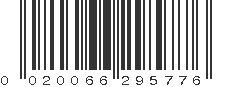 UPC 020066295776