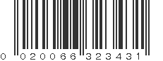 UPC 020066323431