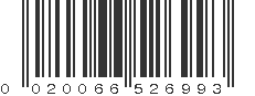 UPC 020066526993