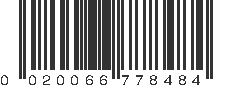 UPC 020066778484