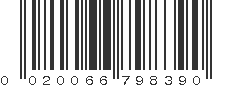 UPC 020066798390