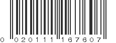 UPC 020111167607