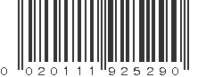 UPC 020111925290