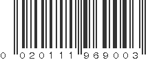 UPC 020111969003