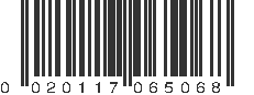 UPC 020117065068