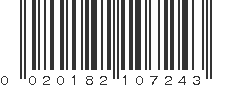 UPC 020182107243