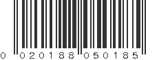 UPC 020188050185